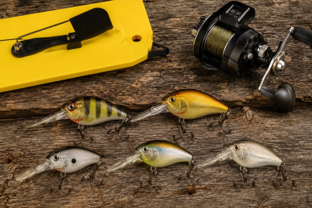 Deep-diving crankbaits used for Quinte walleye trolling